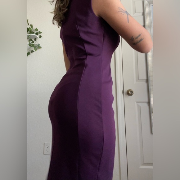 Calvin Klein Dark Purple Business Professional Dress - Picture 3 of 3
